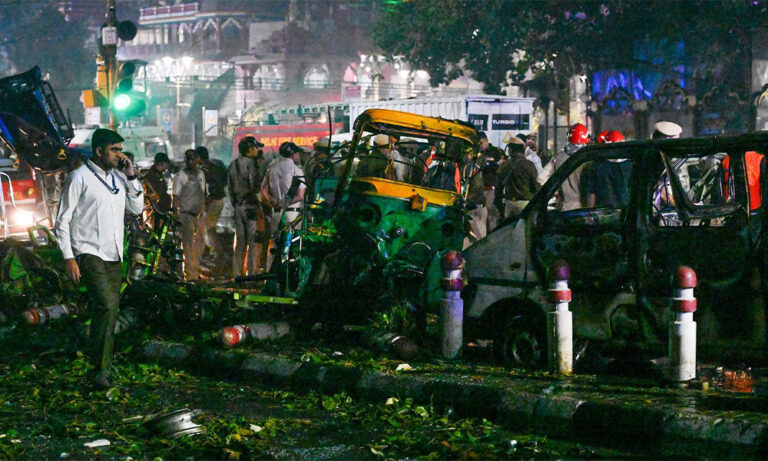 13 killed, 24 injured in explosion near Delhi’s Red Fort
