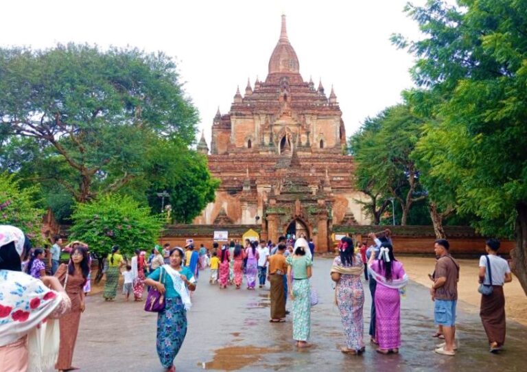 Bagan sees record tourist surge despite rain