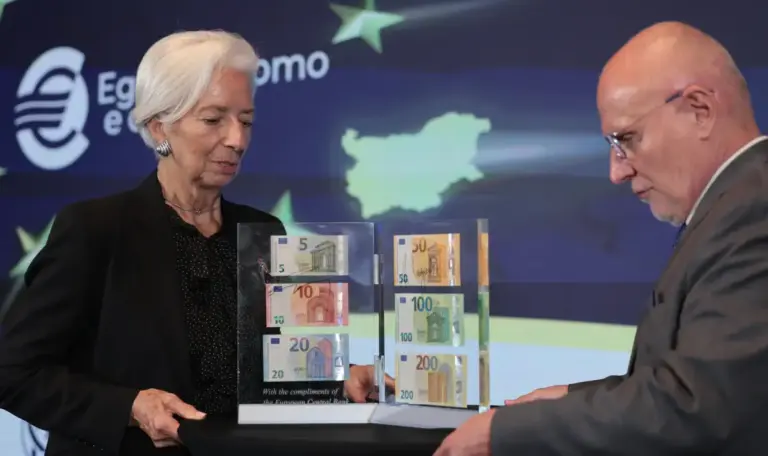 Lagarde and Radev unveil Bulgaria’s new euro banknotes