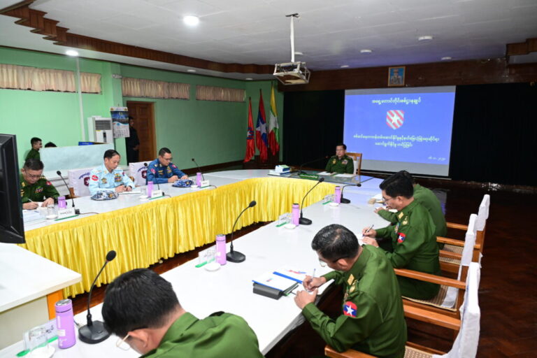 Min Aung Hlaing calls for security and regional work