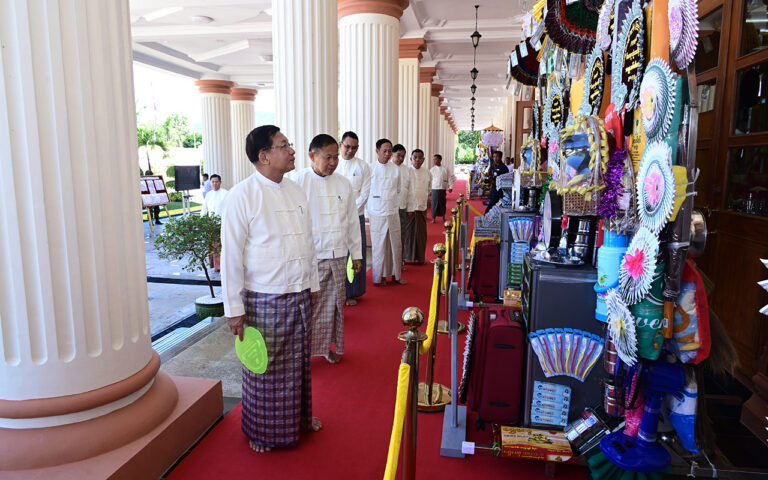 Min Aung Hlaing flaunts lavish Kathina haul