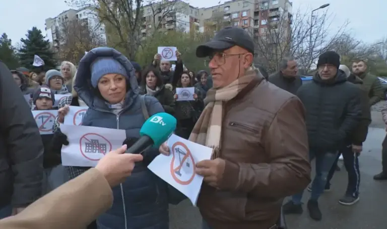 Mladost 1 residents protest against plans for green space