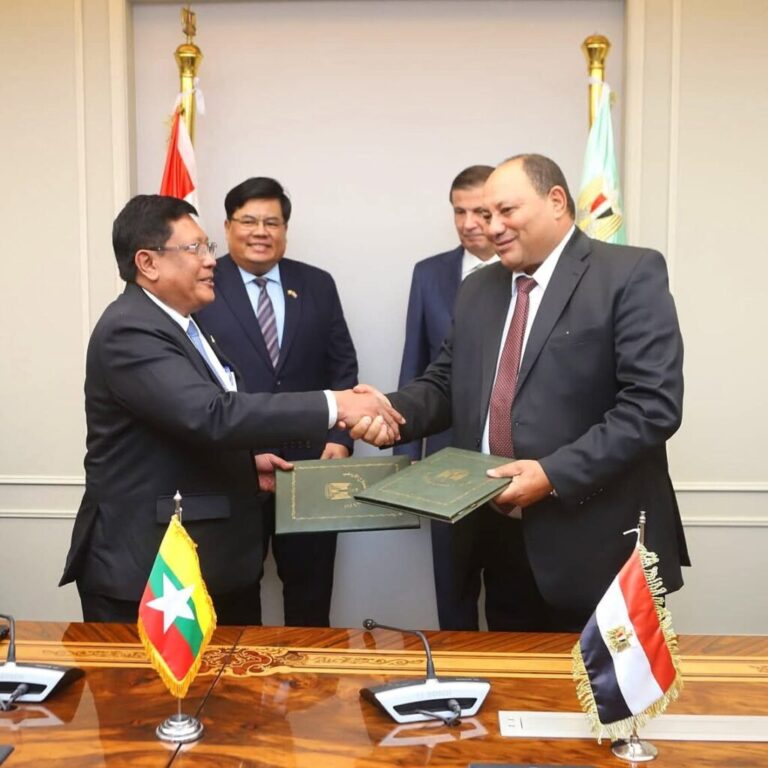 Myanmar and Egypt sign MoU to boost agricultural cooperation