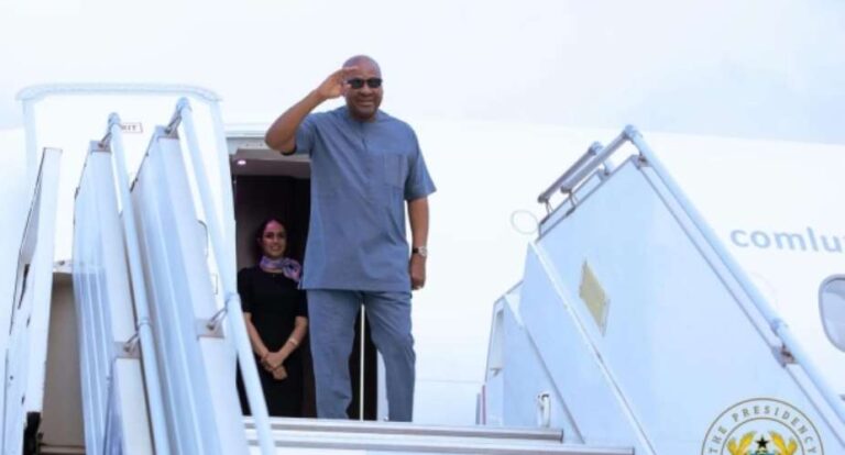 Mahama heads to South Korea for ship naming