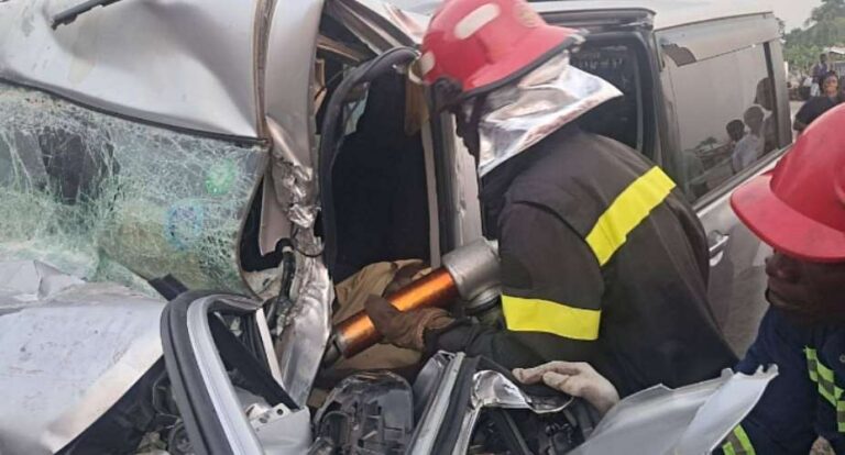 One dies as Toyota Voxy slams parked MAN truck